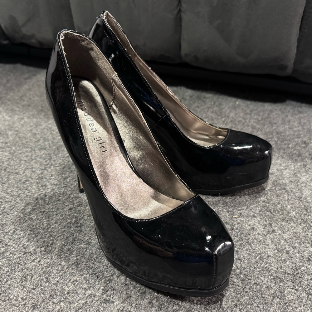 Madden Girl Tiarah Platform Pump Heels Slip On Shoes Women’s Size 7